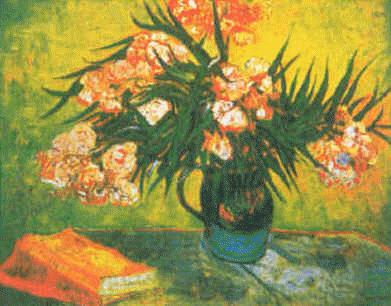 Vincent Van Gogh Still Life, Oleander and Books oil painting picture